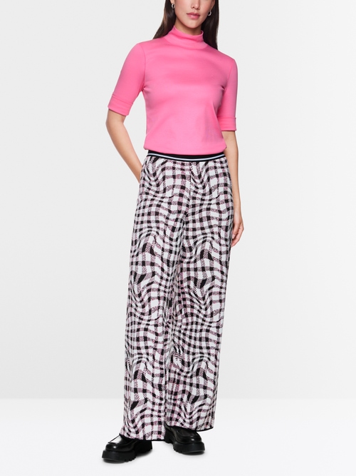 Basic-Shirt aus Baumwollstretch