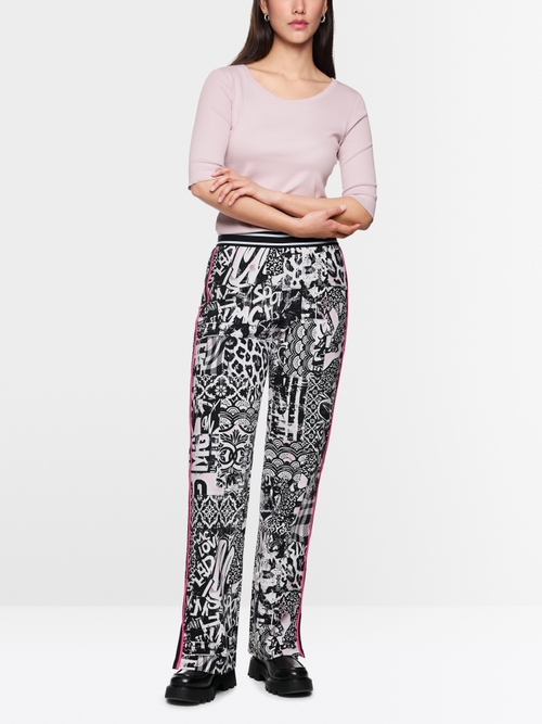 Basic-Shirt aus Baumwollstretch