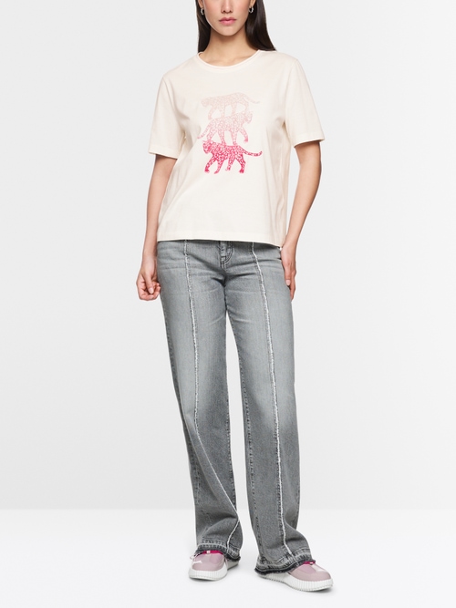 T-Shirt mit Aufdruck "Rethink Together"