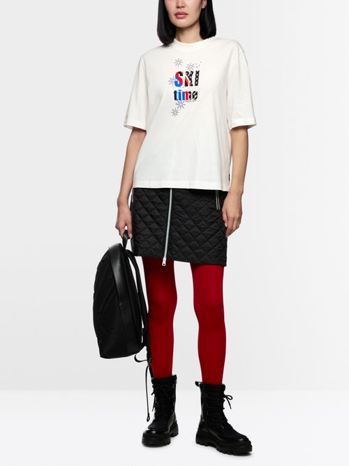 T-shirt with snowflake print