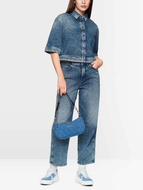 Jeansbluse "Rethink Together"
