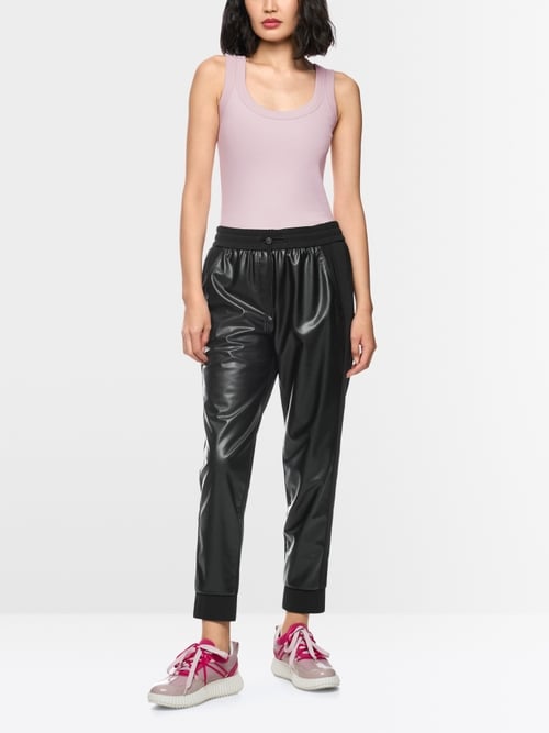Stretch cotton basic top