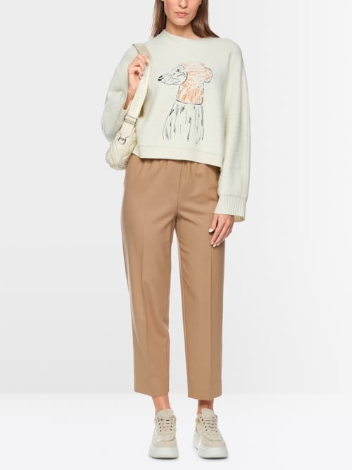RANCHI trousers with high waistband