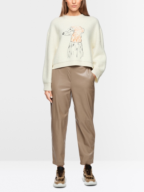 RANCHI trousers with high waistband
