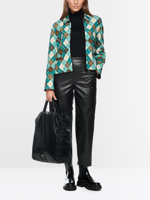 RANCHI faux leather trousers