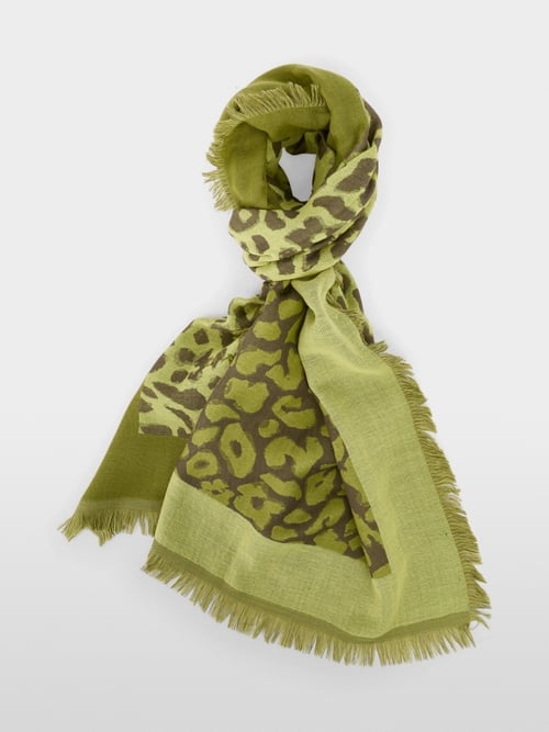Écharpe légère à motif léopard