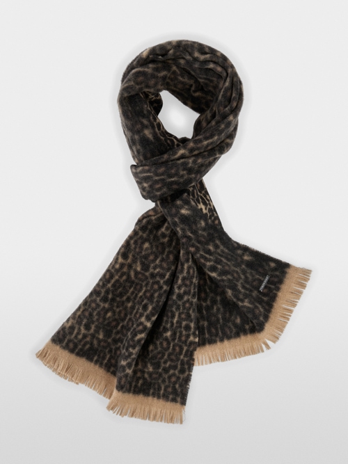 Leopard design new wool scarf