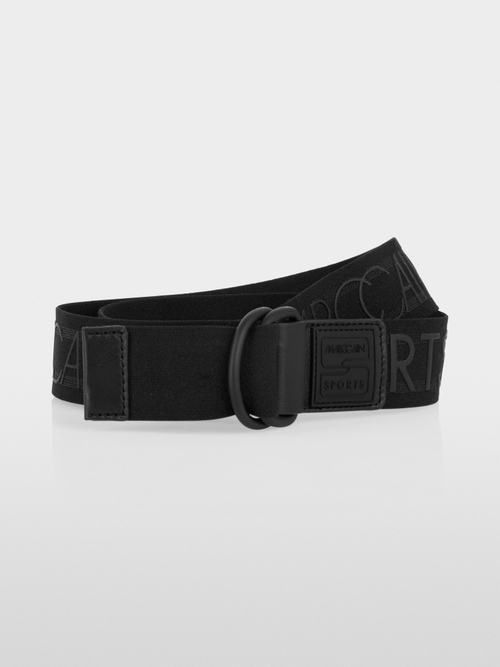 Sporty belt with ring buckle