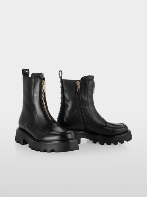 Bottes classiques style motard