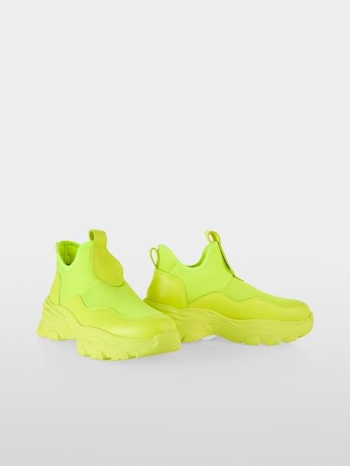 Futuristic slip-on trainers