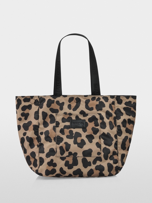 Reversible shopper bag with print