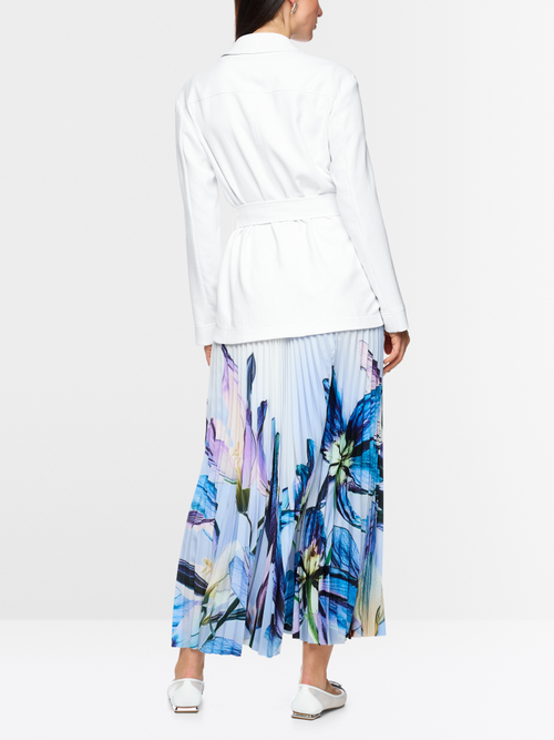 Caban jacket with belt