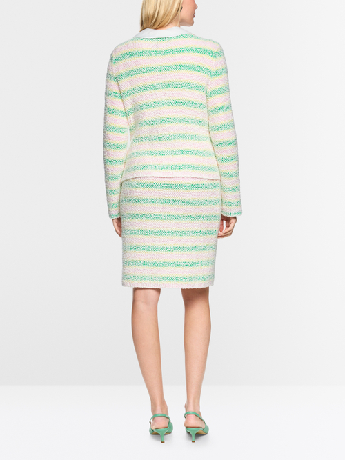 ‘Knitted in Germany’ bouclé cardigan