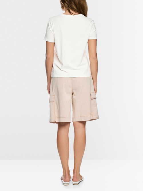 Cotton shirt with jellyfish motif