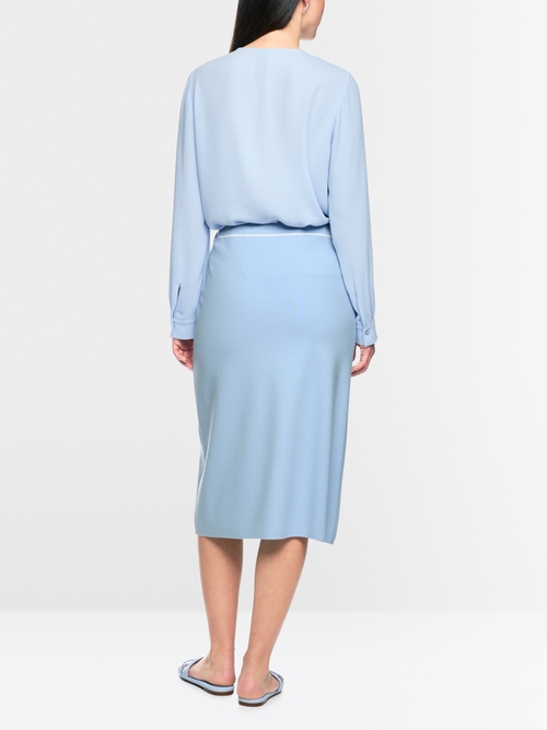 Jupe midi en maille fine "Rethink Together"