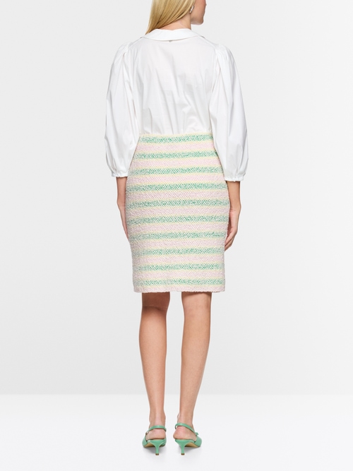 ‘Knitted in Germany’ bouclé skirt