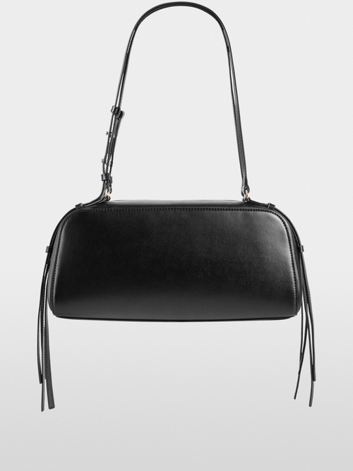 Recycled leather bowling bag