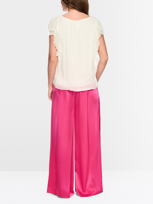 Blouse délicate à volants
