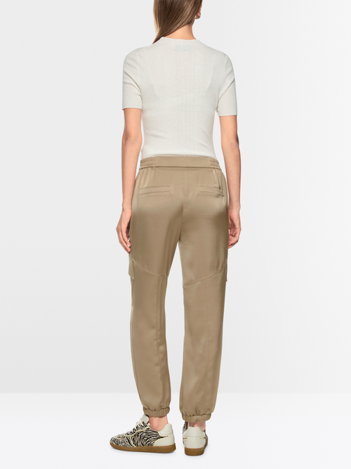 RHODOS relaxed fit fabric pants