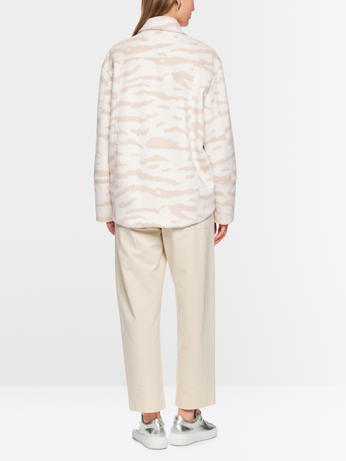 Hemdjacke mit Animal Print