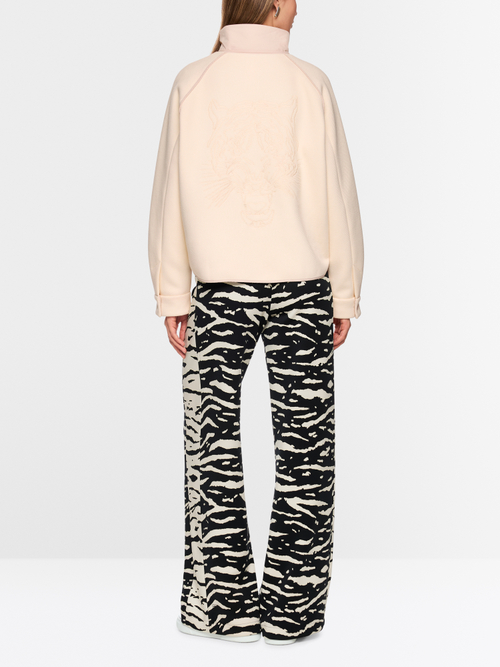Jacket with animal print