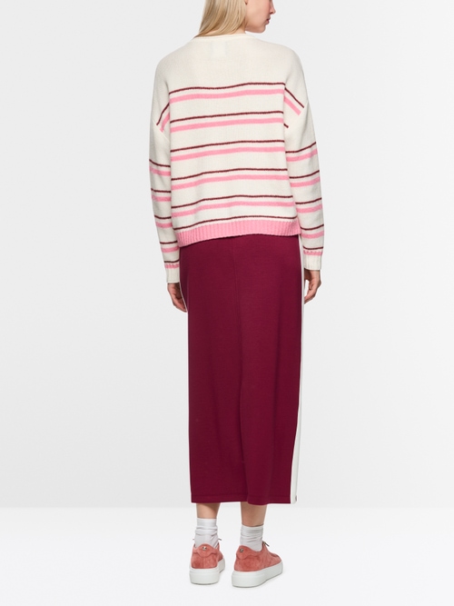 ‘Knitted in Germany’ striped jumper