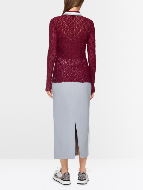Polo shirt with lace
