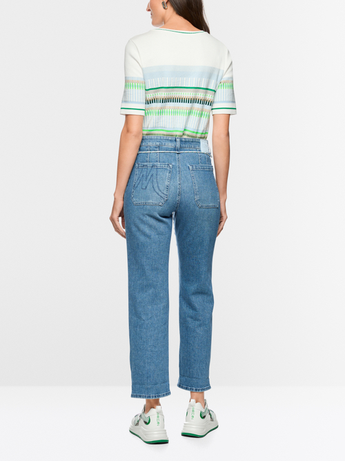 FENDOU feminine jeans with drawstring