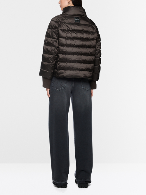 Quilted jacket with synthetic down