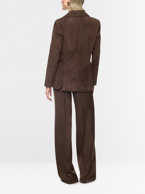 Suede blazer