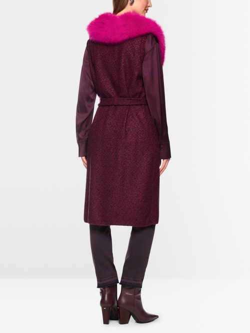 ‘Knitted in Germany’ long waistcoat