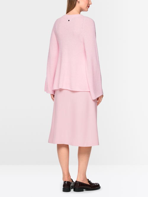 ‘Knitted in Germany’ bell sleeve jumper