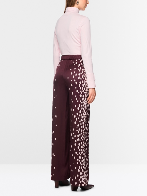 WARRI flowing trousers with polka dots