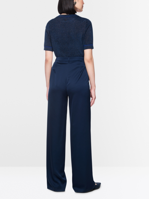 WEDI wide-cut pleated trousers