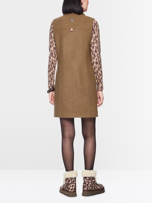 ‘Knitted in Germany’ boiled wool dress