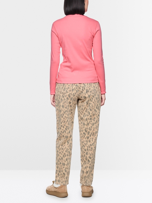 Fitted turtleneck shirt