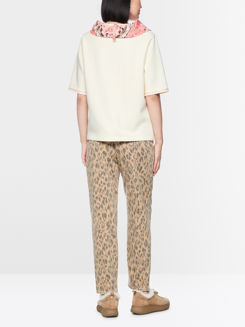 T-shirt with print patch