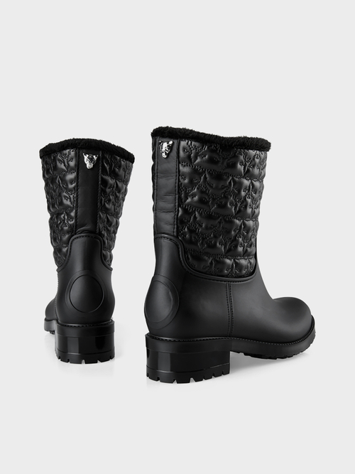 Stiefelette mit Leo-Stitching