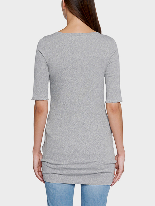 Longshirt aus Baumwoll-Mix