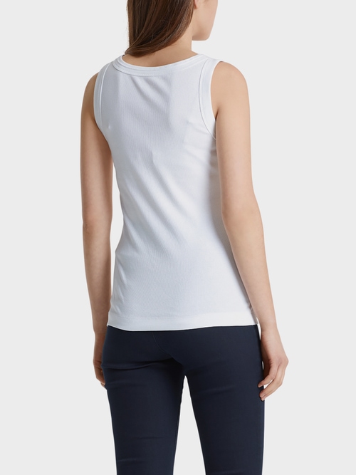 Tank Top aus Ripp-Jersey