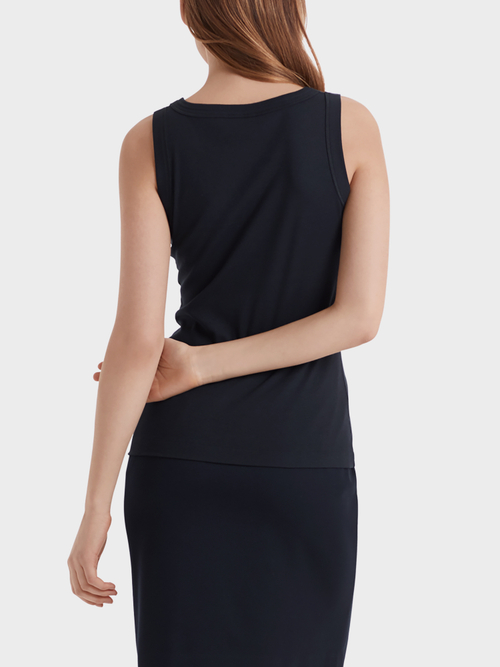 Tank Top aus Ripp-Jersey