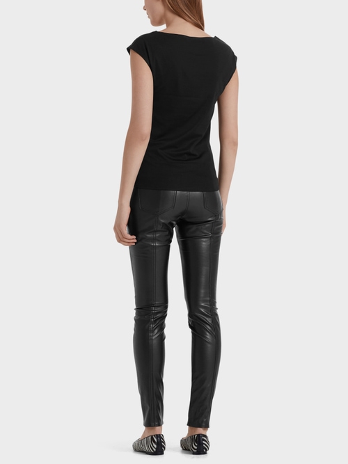 Skinny pantalon van imitatieleer