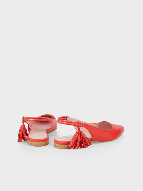 Spitze Slingback-Ballerinas