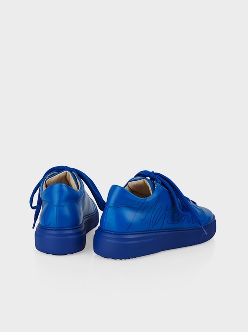 Colourful leather trainers