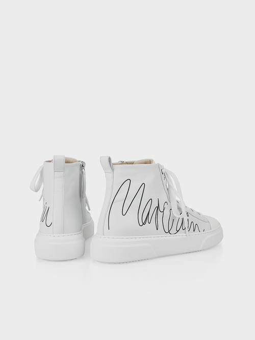 High-Top-Sneaker mit Print