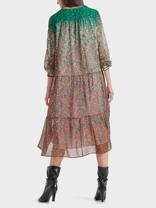 Florales Volantkleid