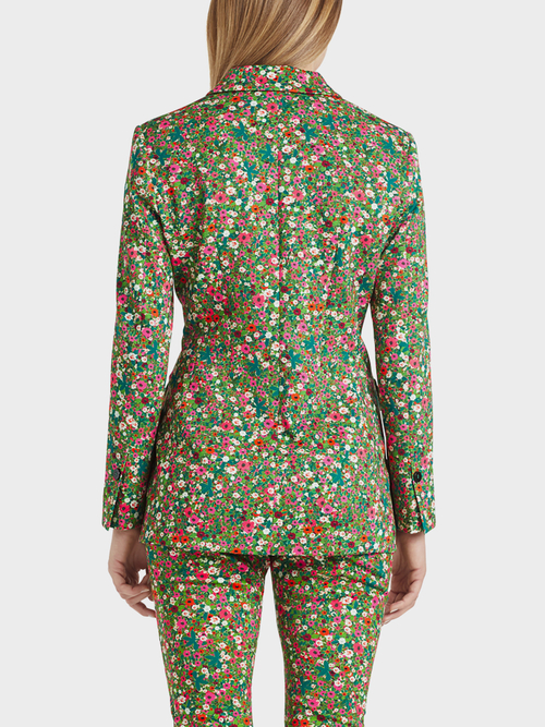 Millefleurs blazer in scuba jersey