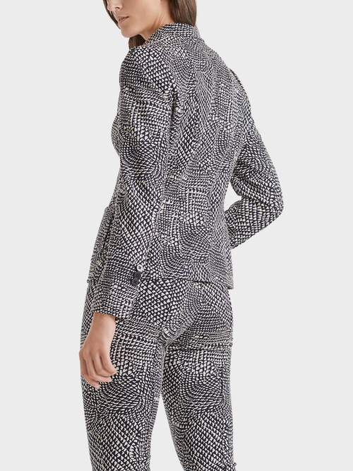 Jacquardblazer mit Schulterbetonung