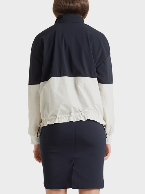 Jacke aus Materialmix