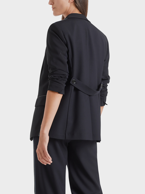 Blazer mit Kontrastnähten
